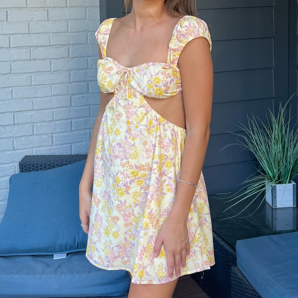 Sabo Skirt Floral Cutout Women’s Sundress